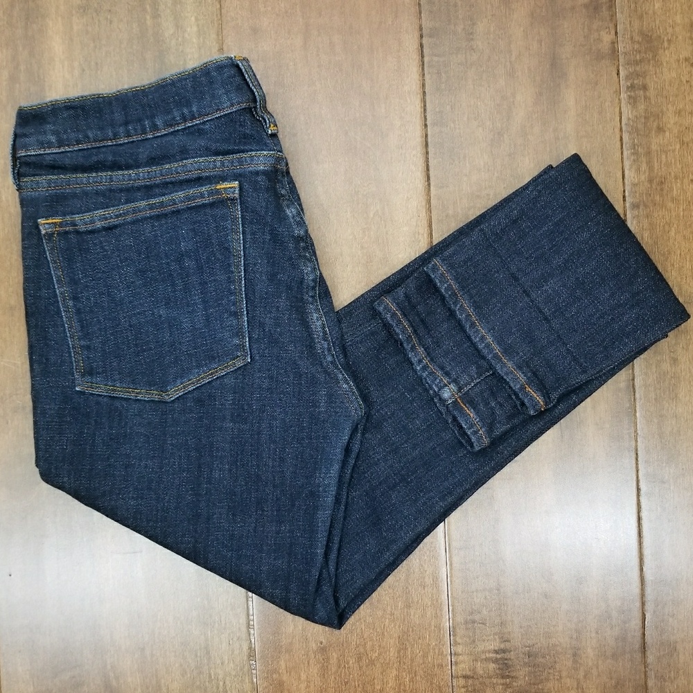 J Crew Toothpick Ankle Skinny Jeans 27x27